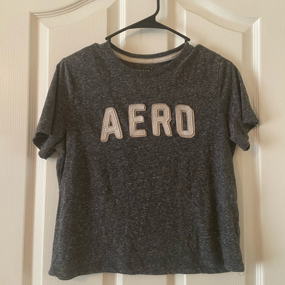 Grey Medium Aeropostale T-Shirt